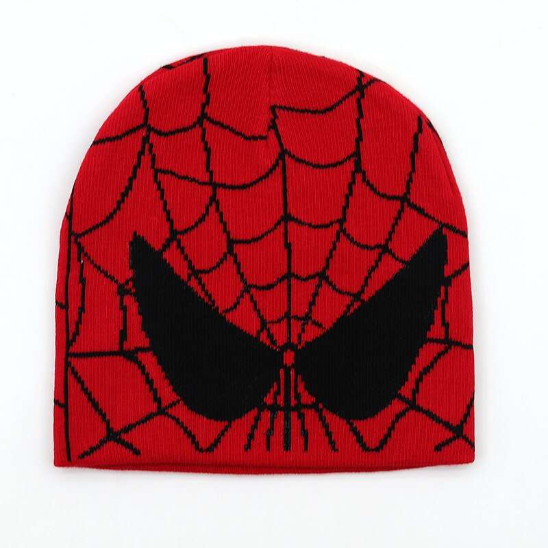 New Cartoon Spider Embroidered Beanies