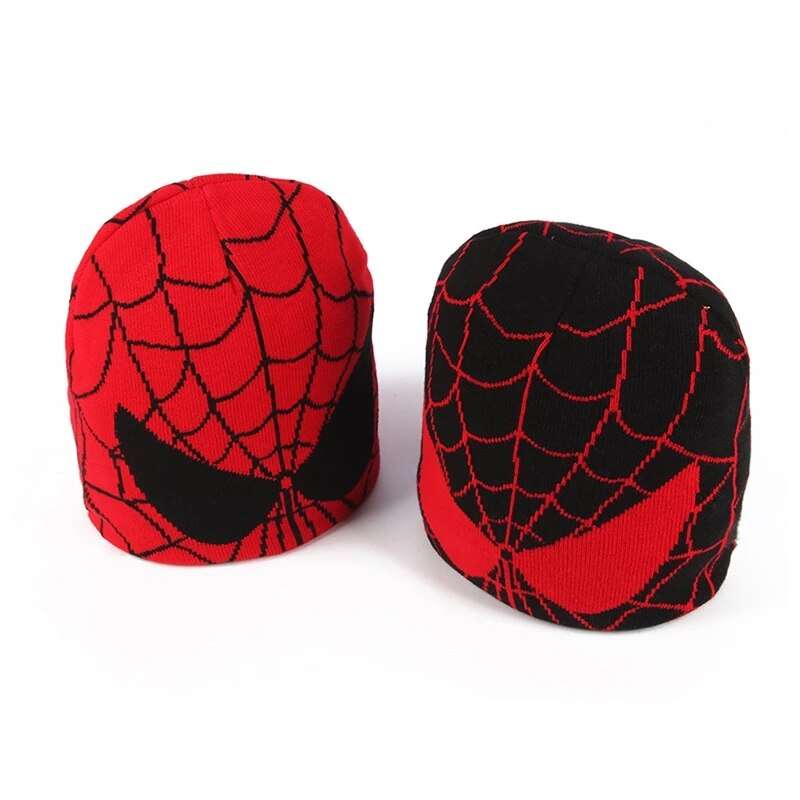 New Cartoon Spider Embroidered Beanies