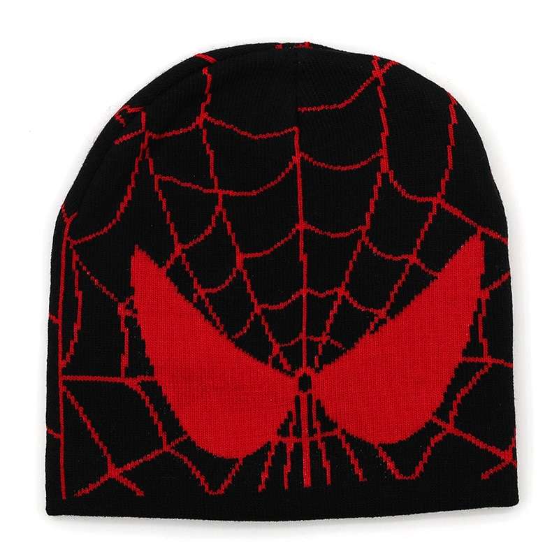 New Cartoon Spider Embroidered Beanies