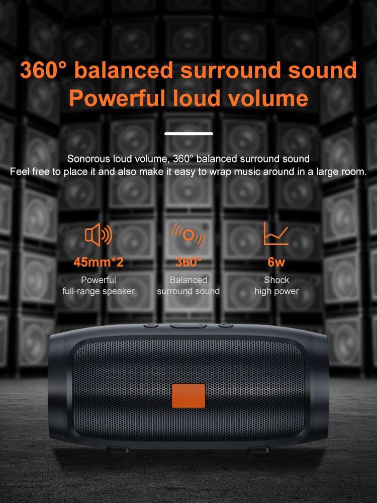 Multimedia Wireless Bluetooth Dual Stereo Speaker
