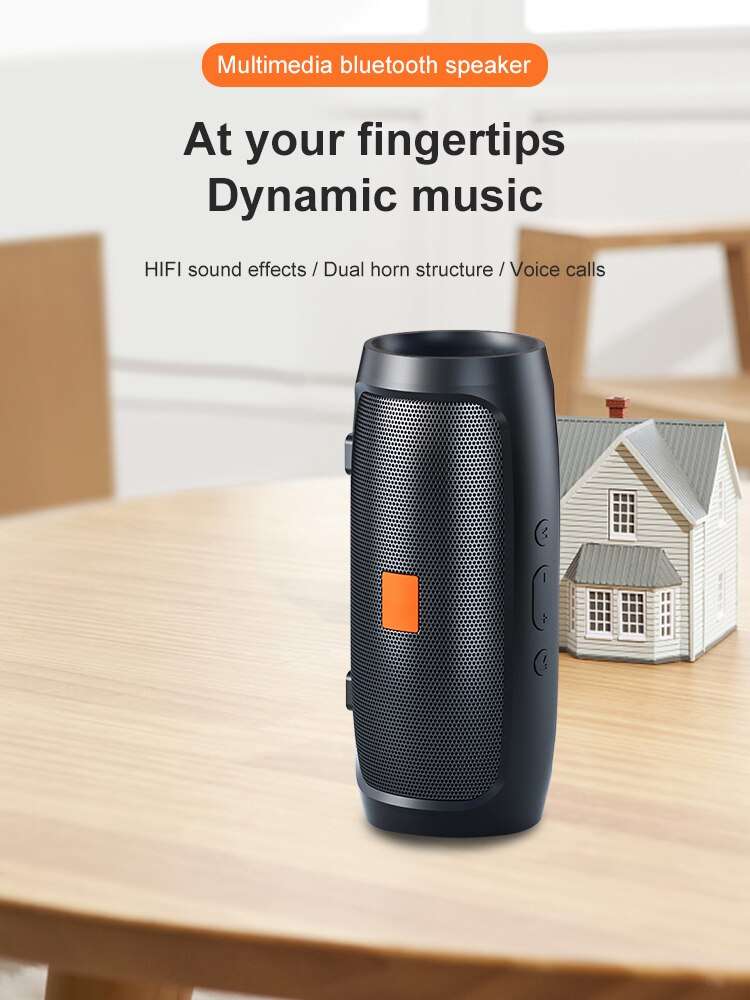 Multimedia Wireless Bluetooth Dual Stereo Speaker