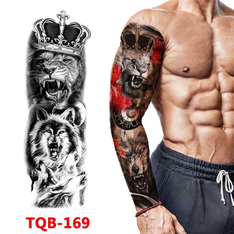 Waterproof Temporary Tattoo Sticker For Men And Wp,em