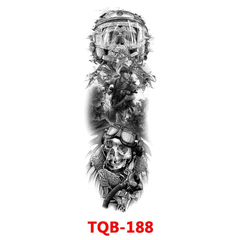 Waterproof Temporary Tattoo Sticker For Men And Wp,em