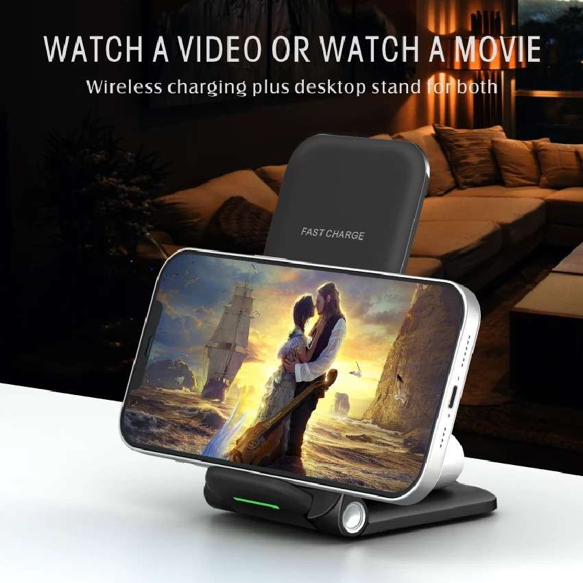 100W 4 in 1 Foldable Wireless Charging Station