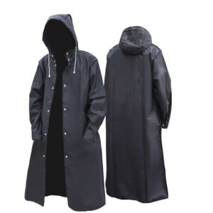 Waterproof Hooded Long Raincoat