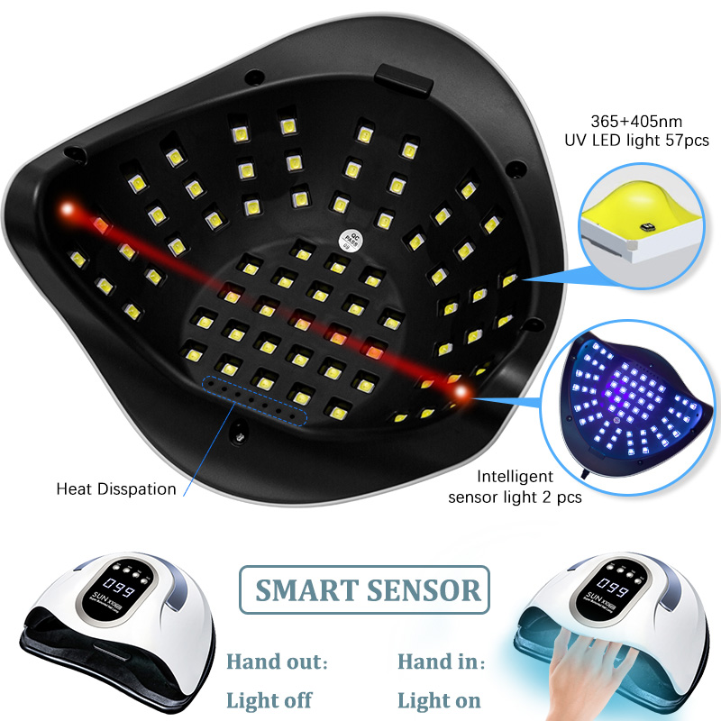UV LED Nail Lamp for Fast Drying Gel Nails Polish