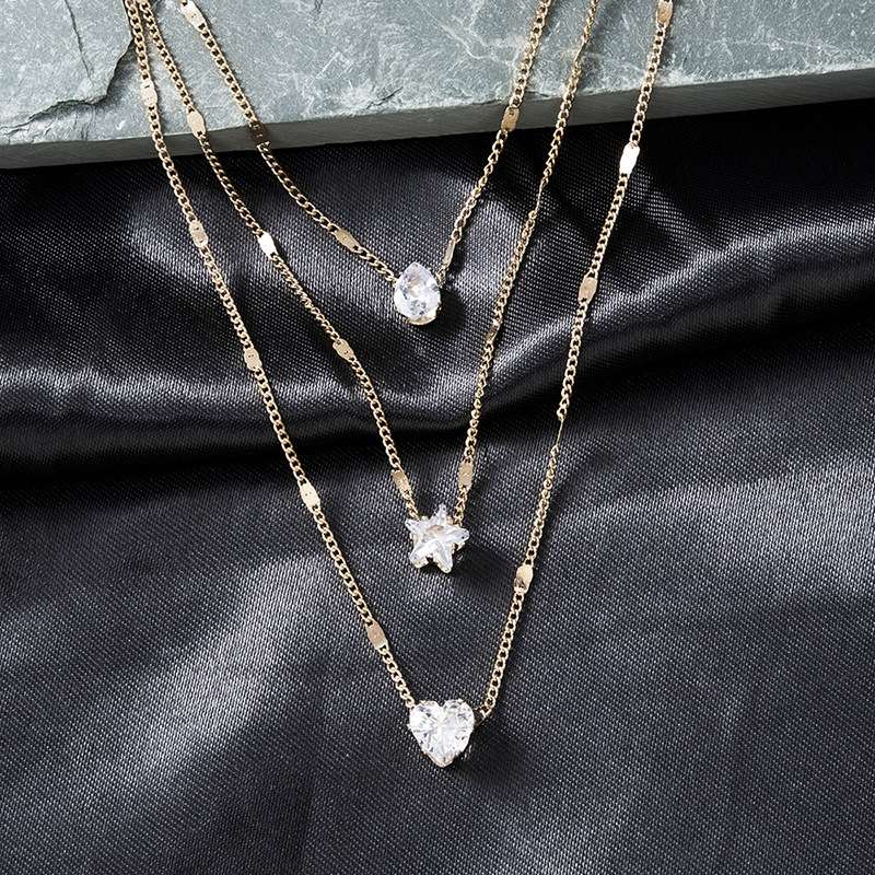 Zircon Crysta Necklace Set for Women