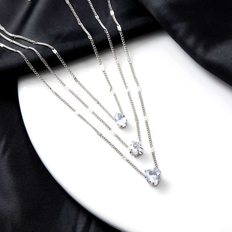 Zircon Crysta Necklace Set for Women