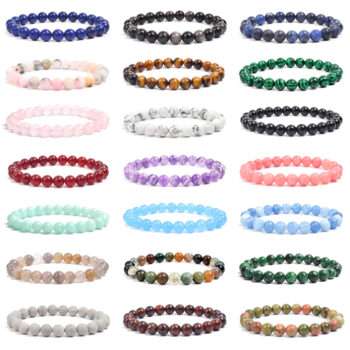Natural Stone Beads Bracelet For Women