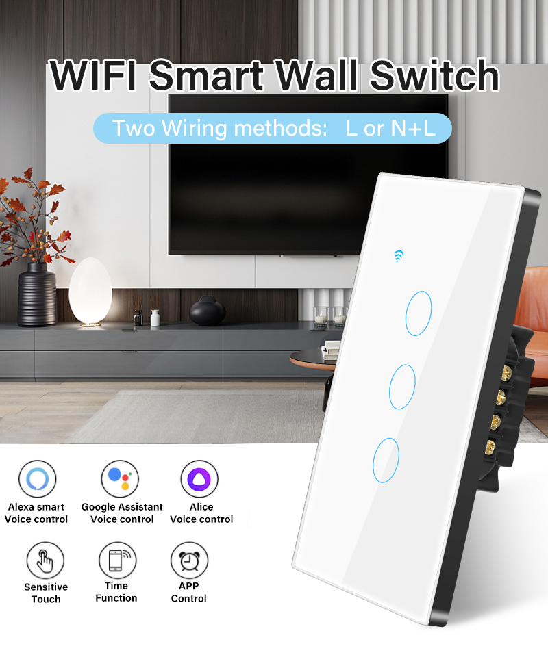 WiFi Smart Wall Touch Switch