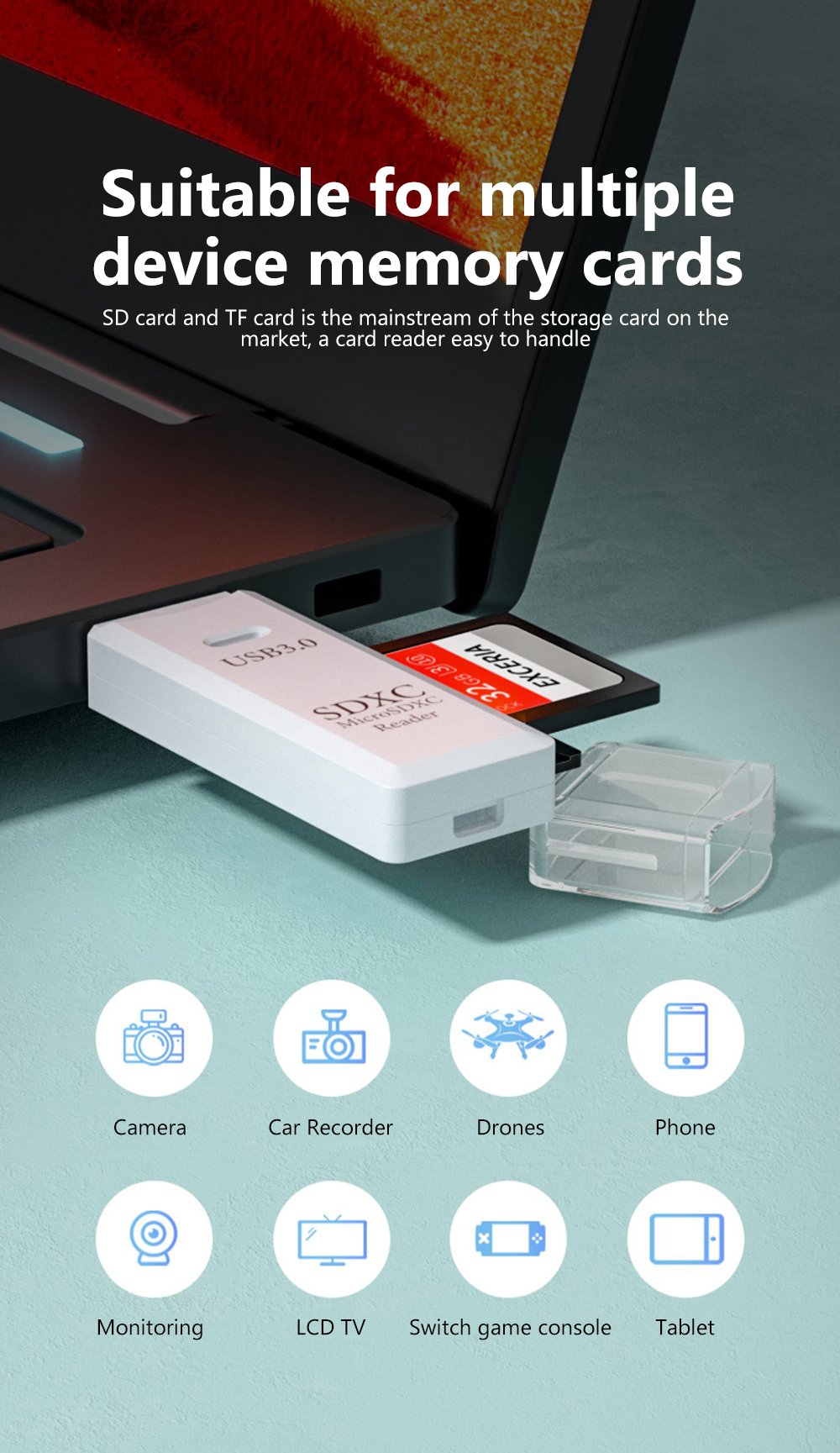 Multi USB Micro SD TF Memory Card Reader Multi USB Micro SD TF Memory Card Reader