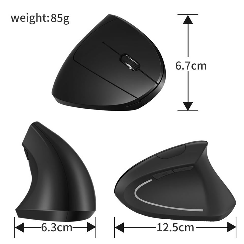 Wireless Vertical Gaming Mouse