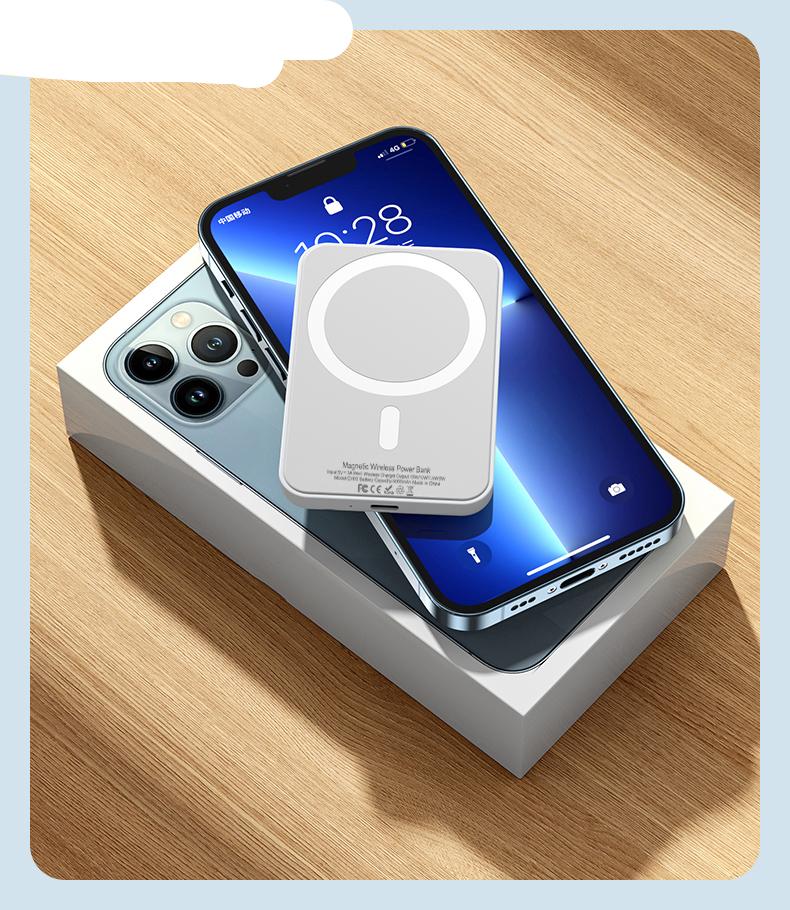 Magnetic Wireless Power Bank 5000mAh
