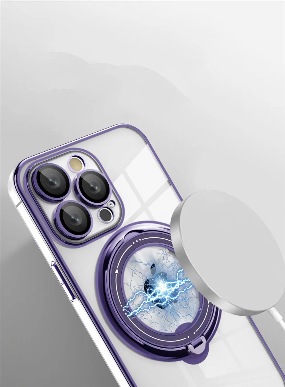 Magnetic Charging Phone Case