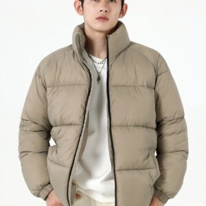 Eco-fab winter parka jacket