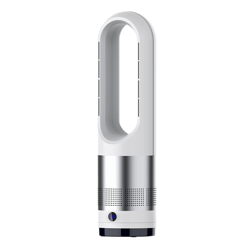 Portable Electric Remote Control Floor Cold and Warm Air Purification Fan for Home