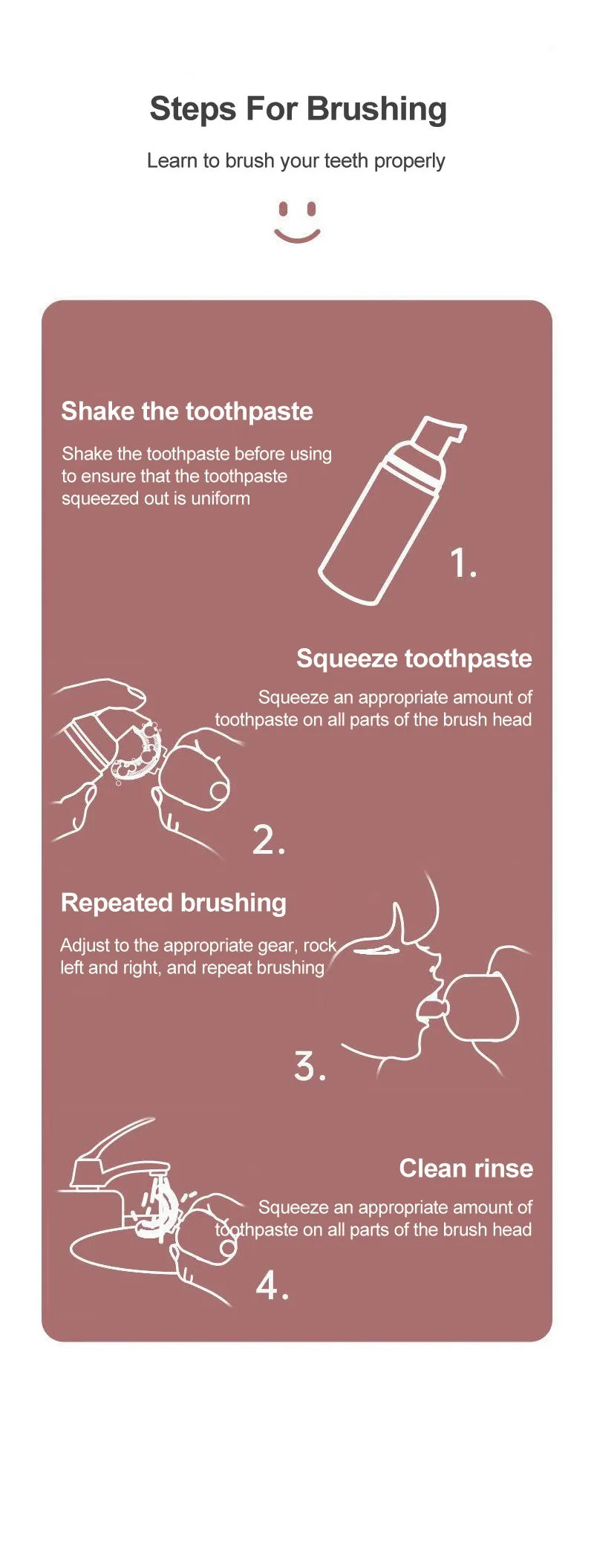 U-Shaped Electric Toothbrush for Children