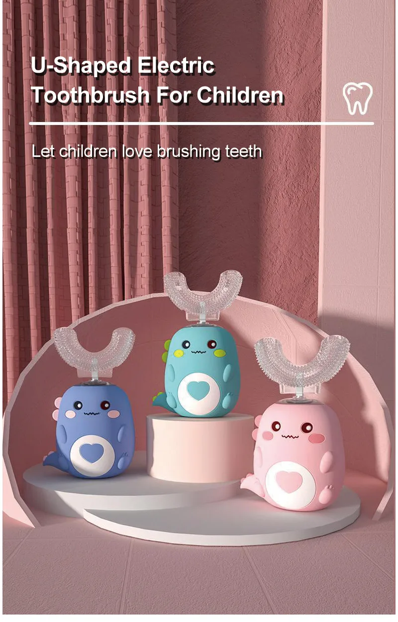 U-Shaped Electric Toothbrush for Children