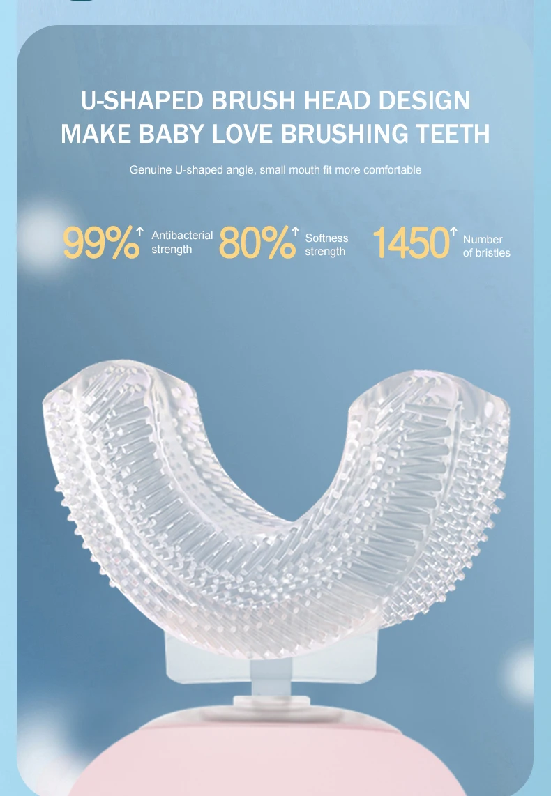 U-Shaped Electric Toothbrush for Children