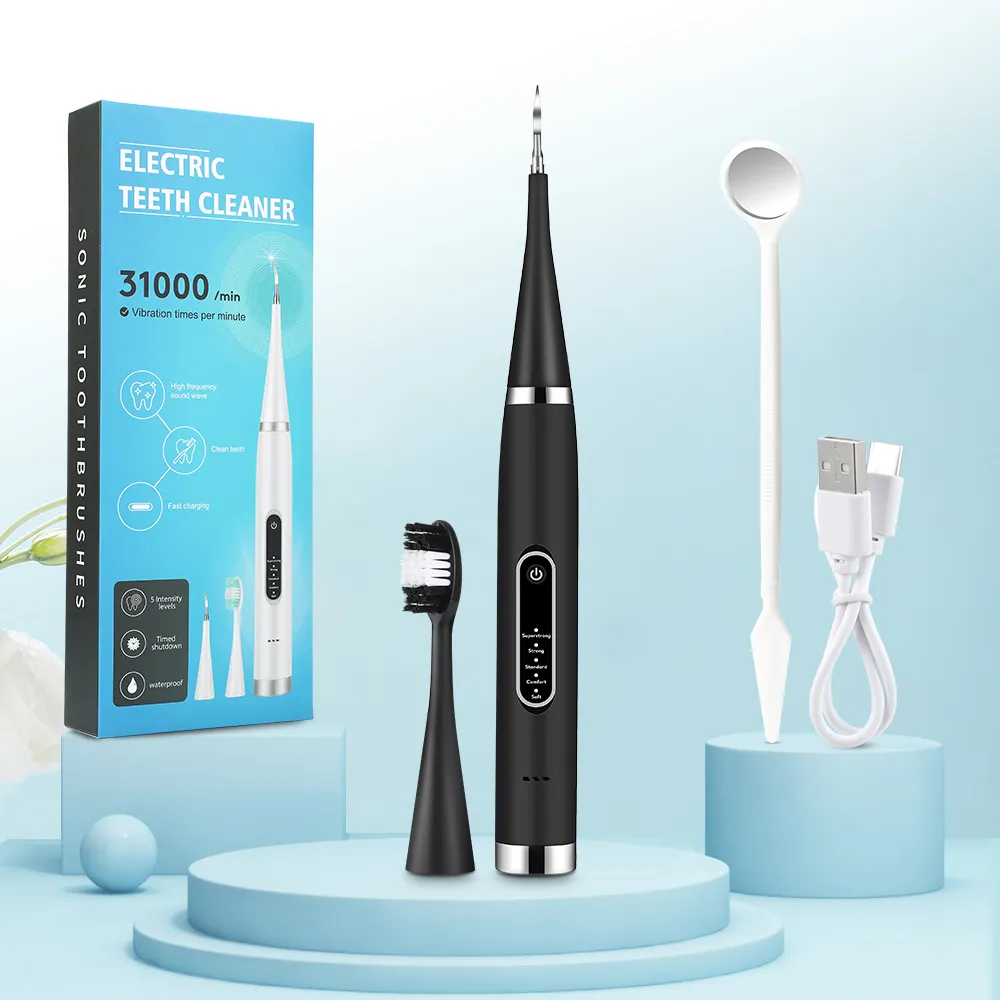 Electric Teeth Whitening Dental Tartar Scaler Coffee Plaque Stain Tartar Removal High Frequency Sonic Toothbrush Teeth Cleaner Electric Teeth Whitening Dental Tartar Scaler Coffee Plaque Stain Tartar Removal High Frequency Sonic Toothbrush Teeth Cleaner