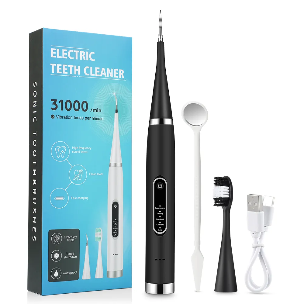 Electric Teeth Whitening Dental Tartar Scaler Coffee Plaque Stain Tartar Removal High Frequency Sonic Toothbrush Teeth Cleaner Electric Teeth Whitening Dental Tartar Scaler Coffee Plaque Stain Tartar Removal High Frequency Sonic Toothbrush Teeth Cleaner