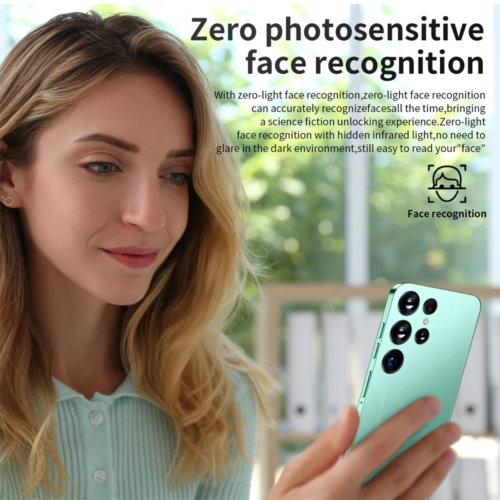 Hot New S23 Ultra Smart phone 6.8 pollici a schermo intero 4G/5G cellulare 16TB + 1TB 7800mAh telefoni cellulari versione globale Celulares - Image 3