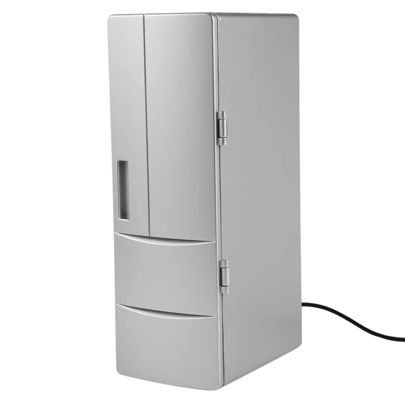 Frigorifero Mini Usb frigo congelatore lattine bere birra Cooler Warmer frigorifero da viaggio Icebox Car Office Use Portable