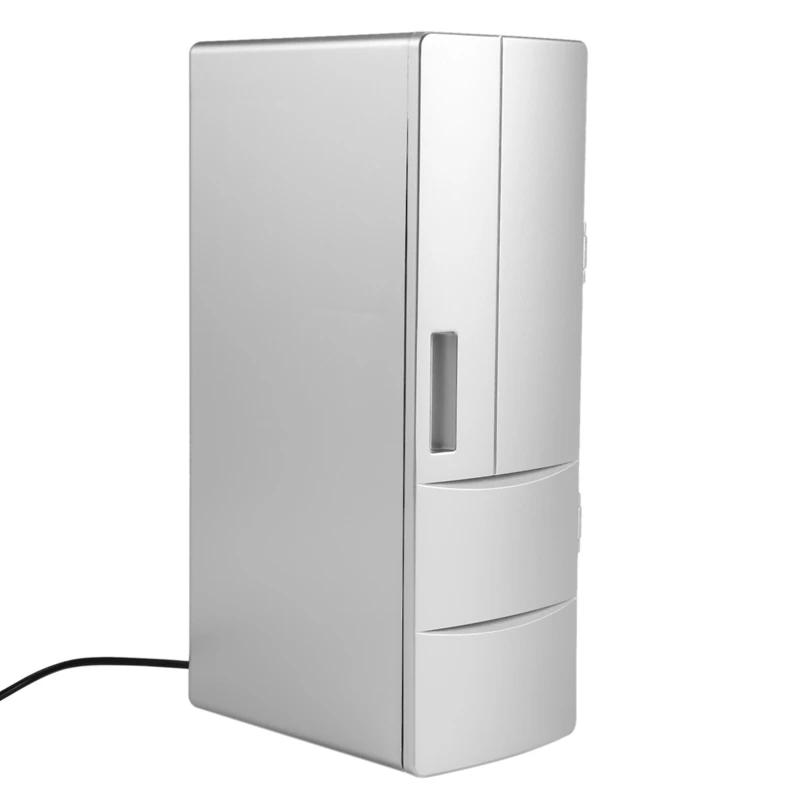 Frigorifero Mini Usb frigo congelatore lattine bere birra Cooler Warmer frigorifero da viaggio Icebox Car Office Use Portable