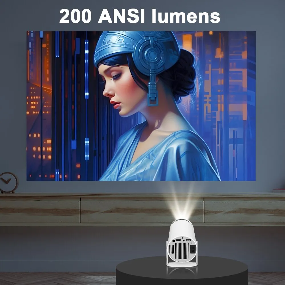 Proiettore Magcubic Hy300 4K Android 11 Dual Wifi6 200 ANSI Allwinner H713 BT5.0 1080P 1280*720P Home Cinema Outdoor Projetor Proiettore Magcubic Hy300 4K Android 11 Dual Wifi6 200 ANSI Allwinner H713 BT5.0 1080P 1280*720P Home Cinema Outdoor Projetor