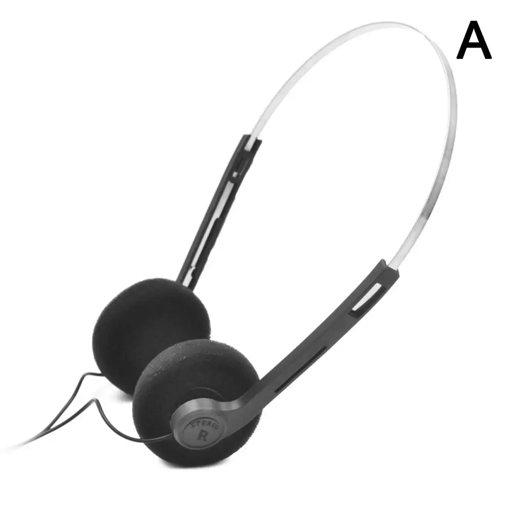 Cuffie con ferretto musica Mp3 Walkman sentimenti retrò cuffie portatili cablate piccole oggetti di scena per foto di moda sportiva