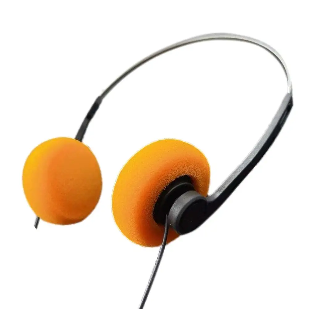 Cuffie con ferretto musica Mp3 Walkman sentimenti retrò cuffie portatili cablate piccole oggetti di scena per foto di moda sportiva