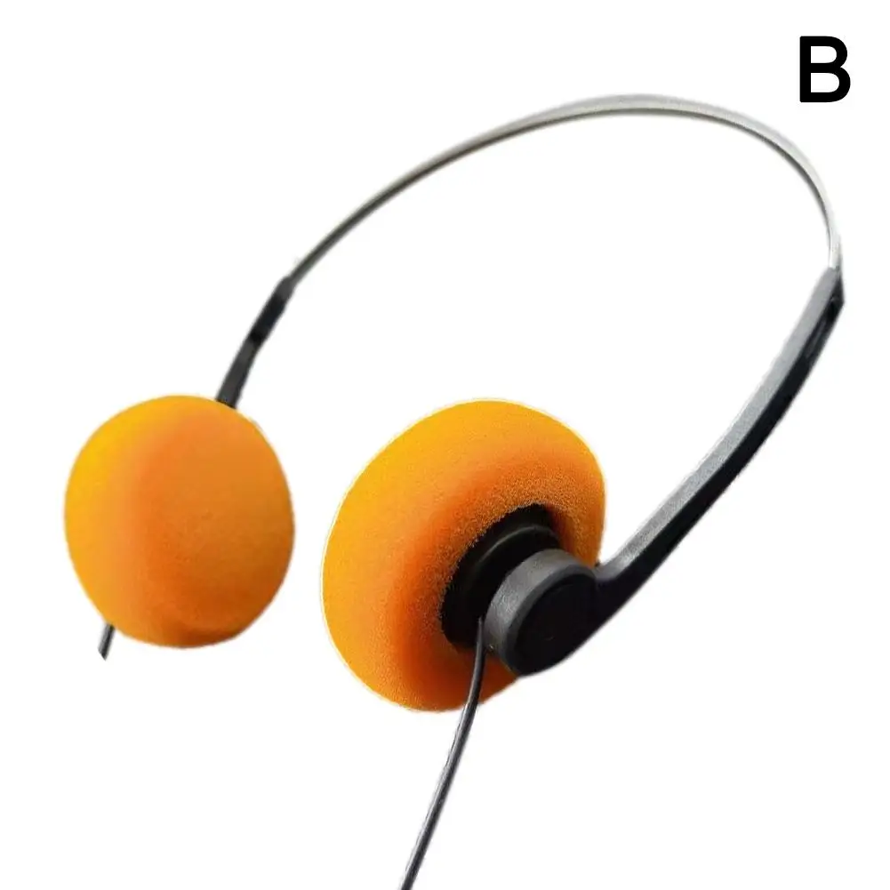 Cuffie con ferretto musica Mp3 Walkman sentimenti retrò cuffie portatili cablate piccole oggetti di scena per foto di moda sportiva