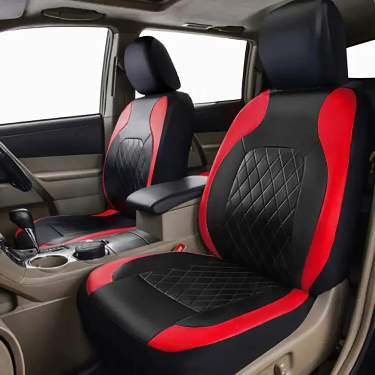 Coprisedile per auto in pelle PU Quited per tutte le stagioni protezione per sedile completamente circondato impermeabile Universal Fit Sedan Suv Pick-up Truck Seat
