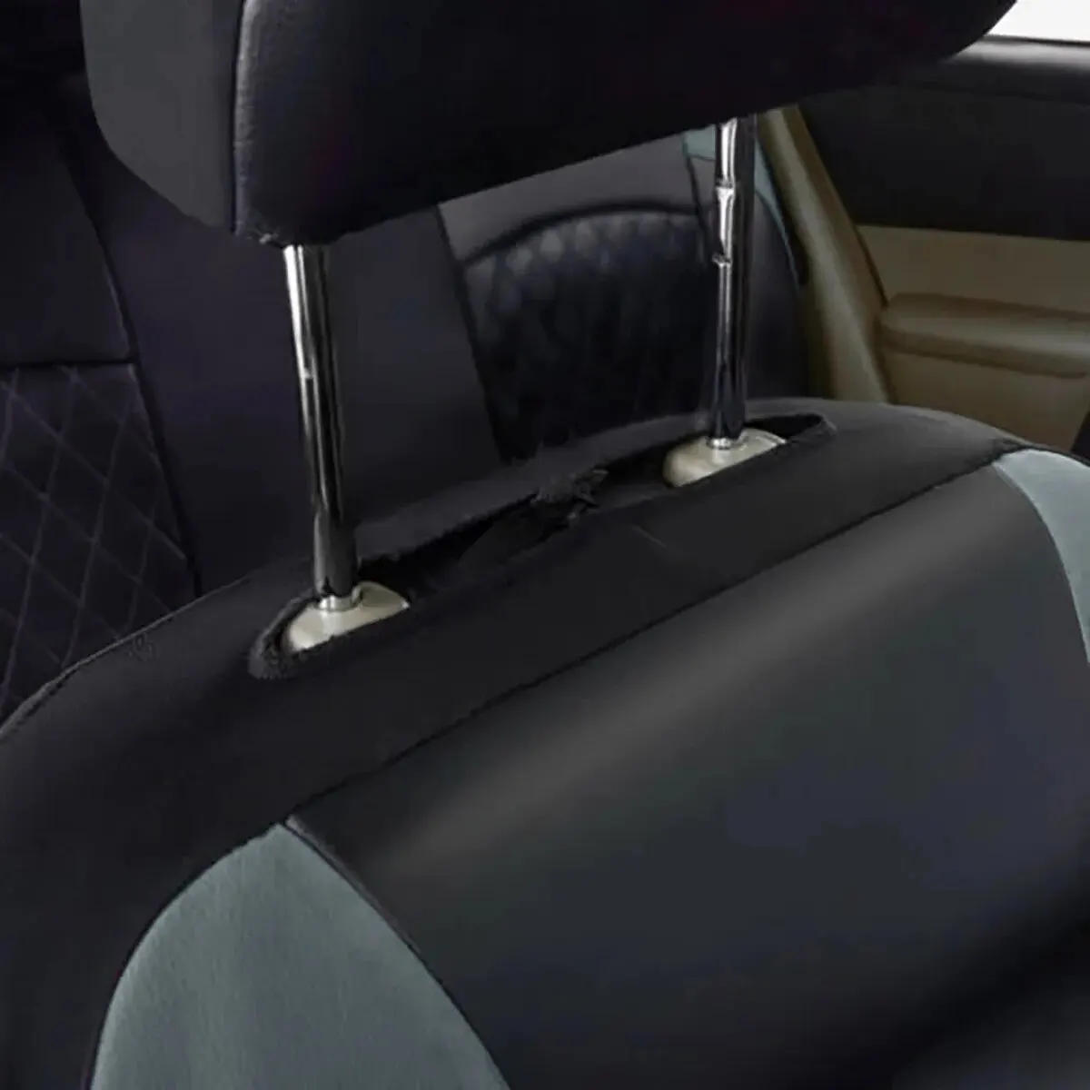 Coprisedile per auto in pelle PU Quited per tutte le stagioni protezione per sedile completamente circondato impermeabile Universal Fit Sedan Suv Pick-up Truck Seat
