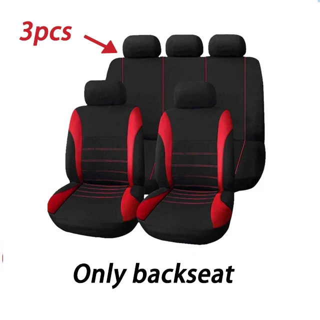 3pcs backseat