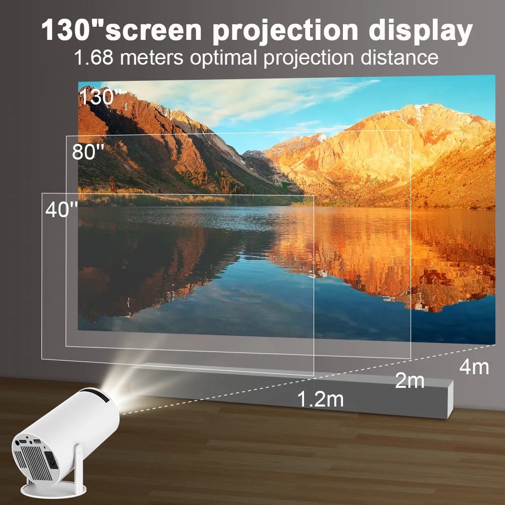 Portable Mini Home Cinema Projector