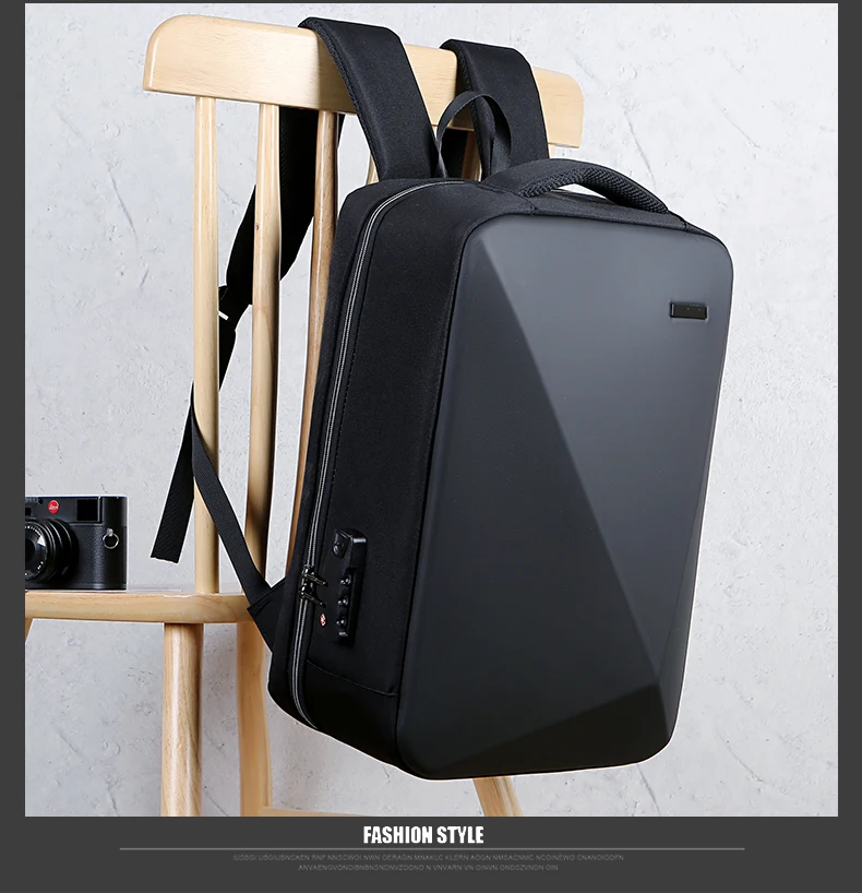 Zaino antifurto zaino funzionale Unisex 2022 nuova borsa per Laptop con sfaccettatura diamantata impermeabile di grande capacità con blocco doganale USB