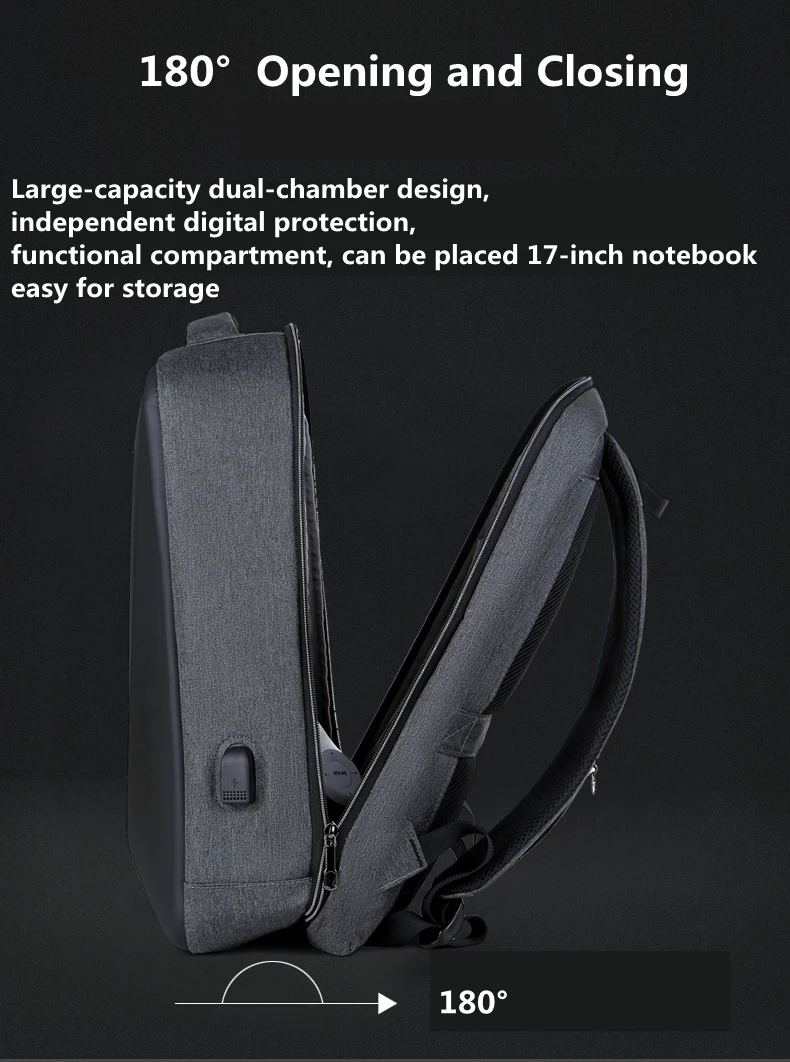 Zaino antifurto zaino funzionale Unisex 2022 nuova borsa per Laptop con sfaccettatura diamantata impermeabile di grande capacità con blocco doganale USB
