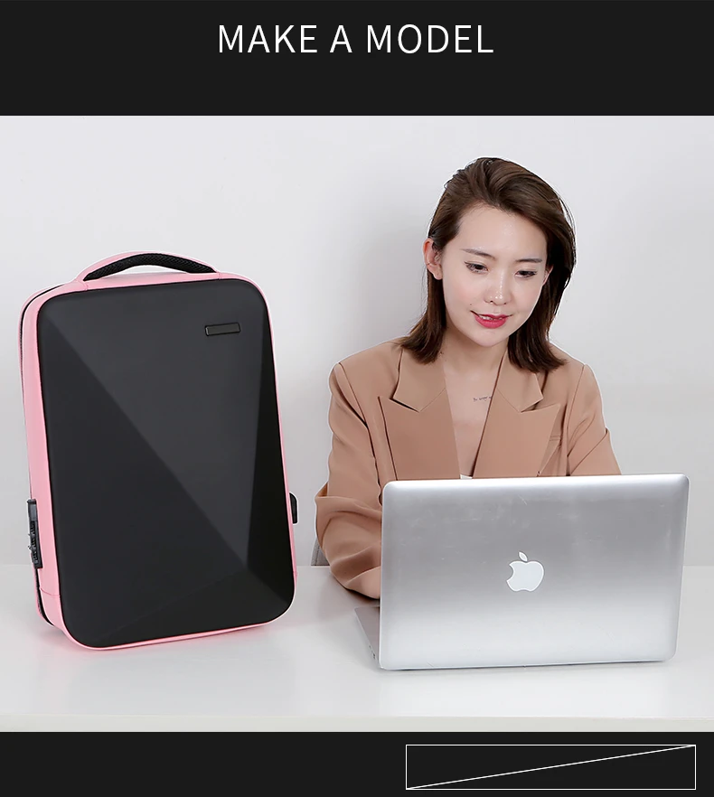 Zaino antifurto zaino funzionale Unisex 2022 nuova borsa per Laptop con sfaccettatura diamantata impermeabile di grande capacità con blocco doganale USB