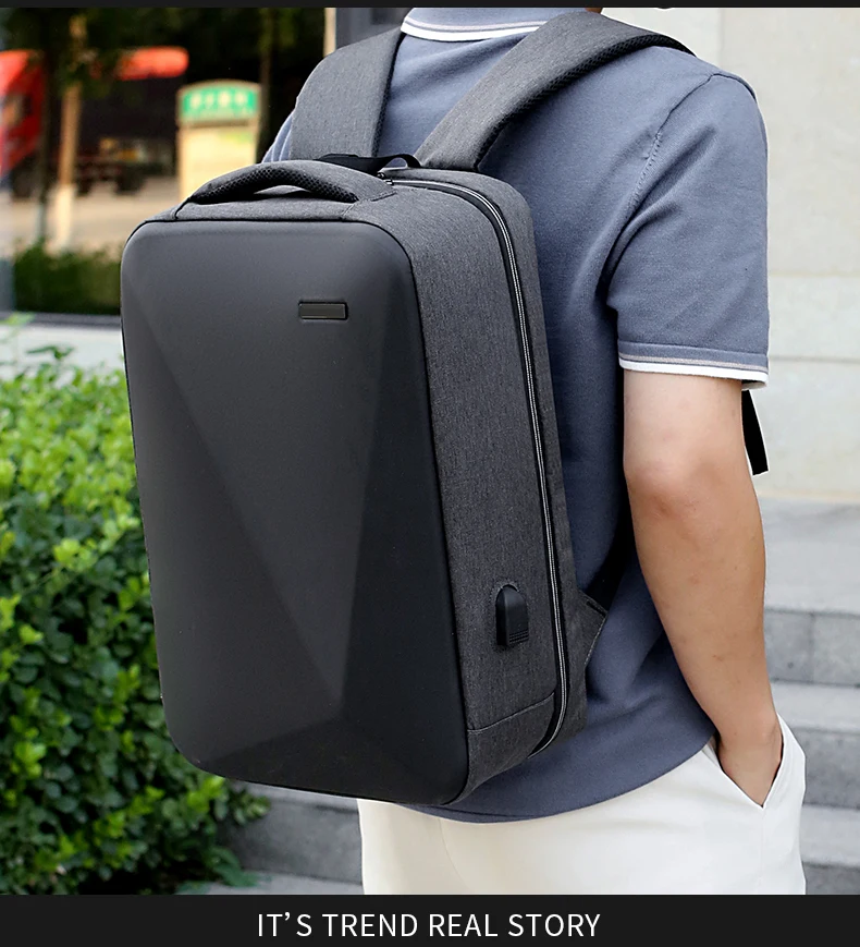 Zaino antifurto zaino funzionale Unisex 2022 nuova borsa per Laptop con sfaccettatura diamantata impermeabile di grande capacità con blocco doganale USB