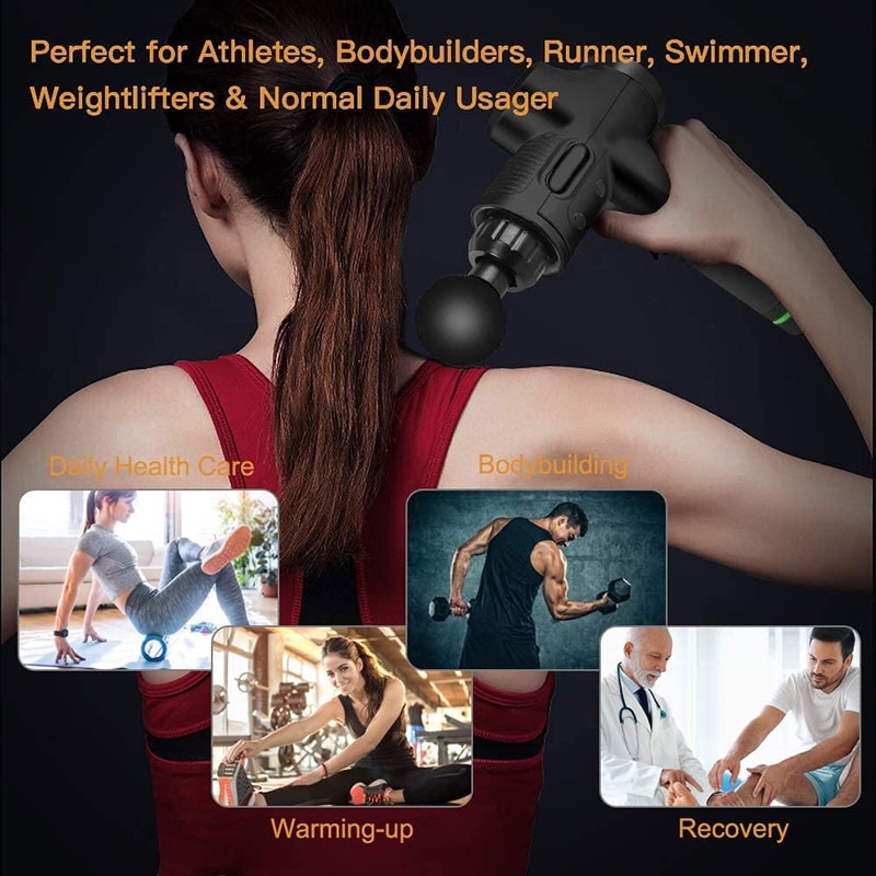 LCD Display Pain Relief Massage Gun LCD Display Pain Relief Massage Gun