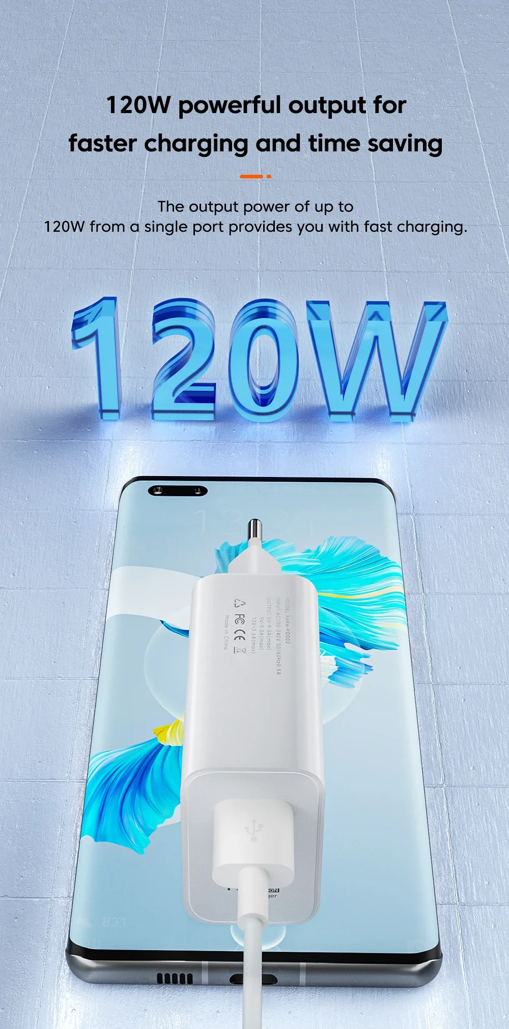 Xiaomi 120W Fast Charger USB Type C PD Cable EU Hypercharge Quick Charge 3.0 Adapter For iPhone Samsung Oneplus Pixel Cellphones Xiaomi 120W Fast Charger USB Type C PD Cable EU Hypercharge Quick Charge 3.0 Adapter For iPhone Samsung Oneplus Pixel Cellphones
