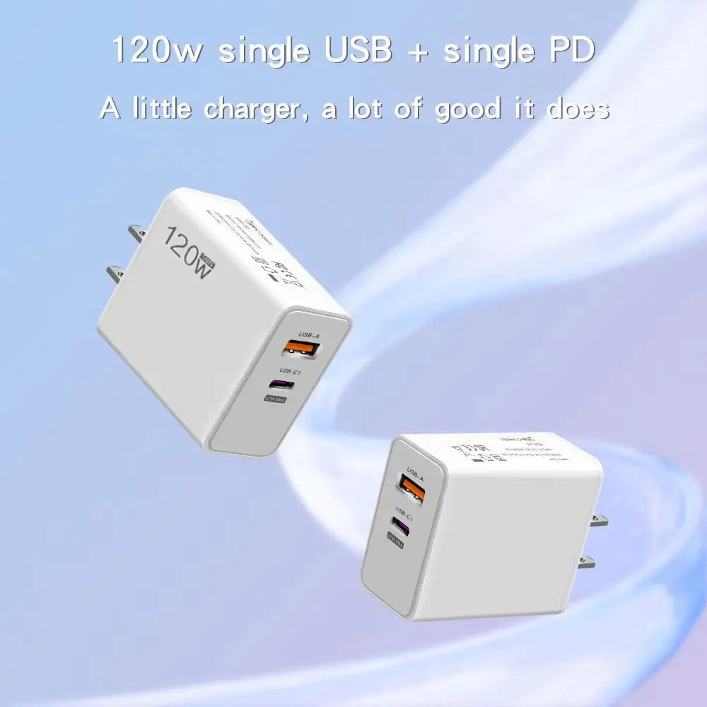 Xiaomi 120W Fast Charger USB Type C PD Cable EU Hypercharge Quick Charge 3.0 Adapter For iPhone Samsung Oneplus Pixel Cellphones - Image 5