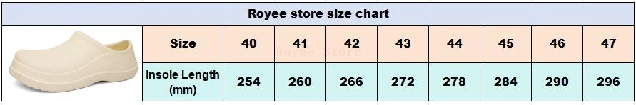 Comfortable non slip Kitchen Shoes Mens Rain Boots Waterproof Shoes Clogs Garden Shoes Kitchen Shoes Chef Shoes zapatos size 49