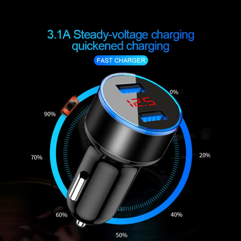 Car Fast Charger Type C USB Cable For Samsung S21 S20 S10 S9 Plus A22 A32 A42 A52 A72 5G F42 F62 Type C USB Car Charger Cable