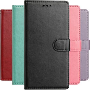 Classic Wallet Photo Frame Case For Huawei P Smart 2018 2019 2020 2021 Z P10 P20 P30 P40 Pro P8 P9 Lite 2017 Phone Cover #PIB