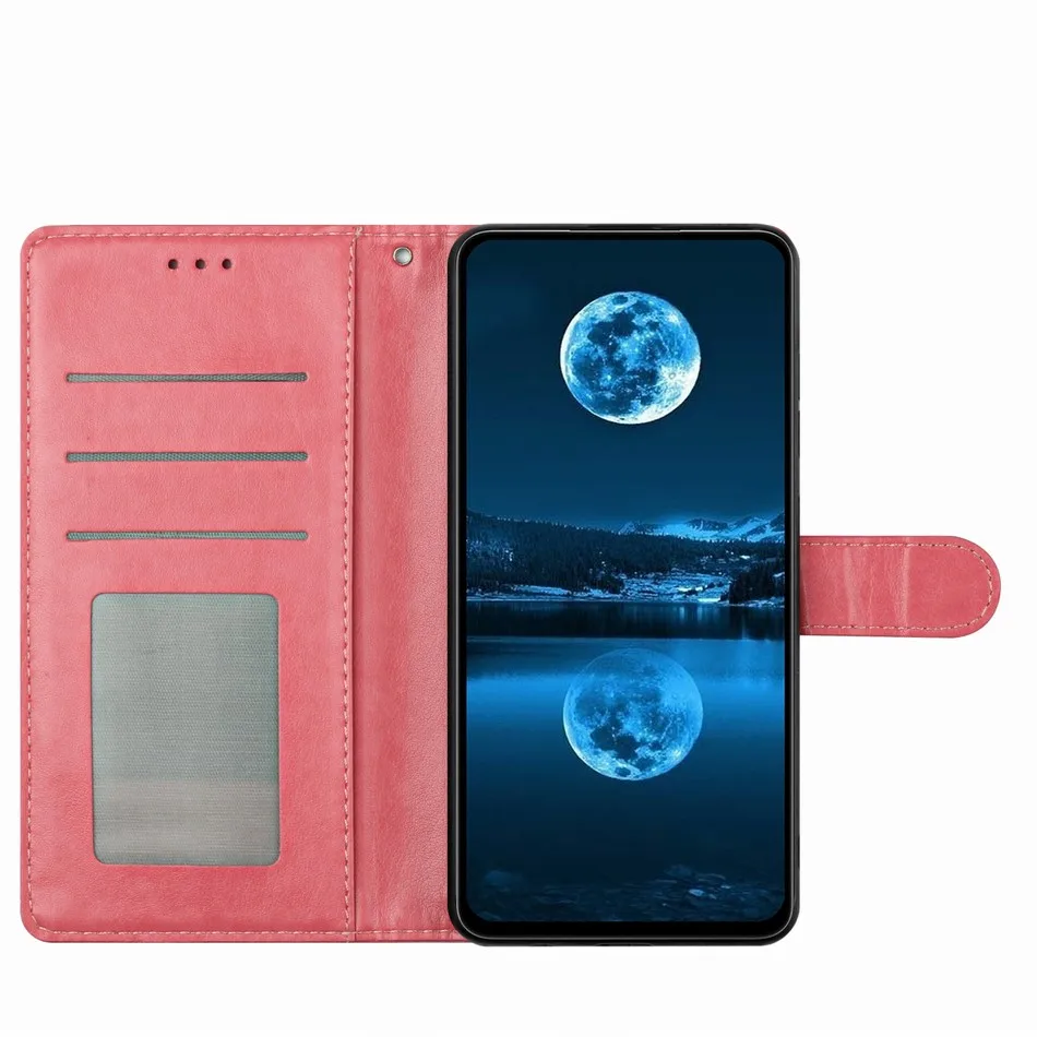 Classic Wallet Photo Frame Case For Huawei P Smart 2018 2019 2020 2021 Z P10 P20 P30 P40 Pro P8 P9 Lite 2017 Phone Cover #PIB