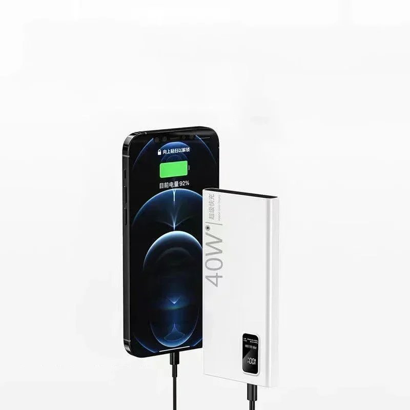 PD40W Super Fast Charging Power Bank Portable 20000mAh Digital Display External Battery Charger For Xiaomi IPhone 11 12 13 14Pro PD40W Super Fast Charging Power Bank Portable 20000mAh Digital Display External Battery Charger For Xiaomi IPhone 11 12 13 14Pro