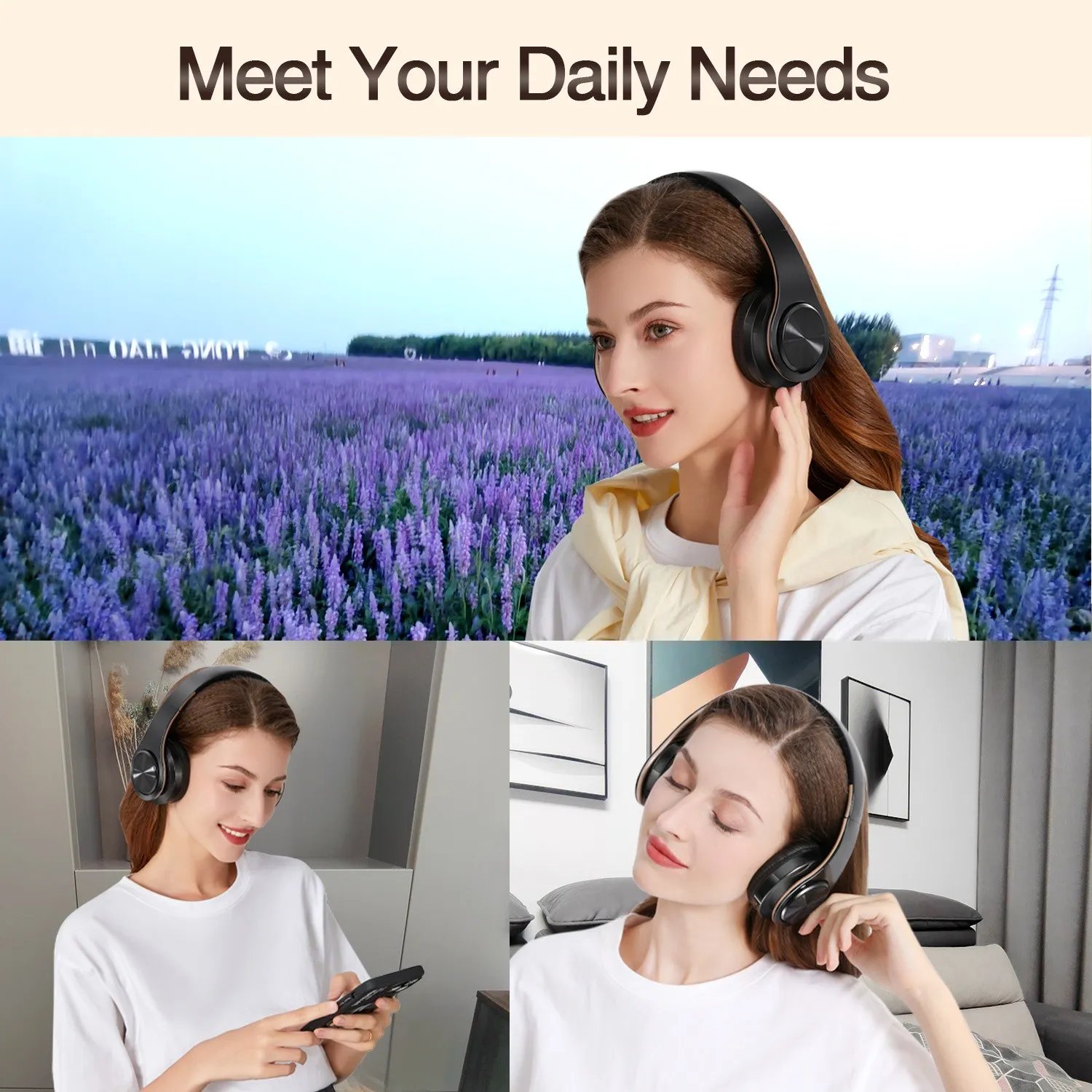 Men Gift Gold Wireless Headphones Bluetooth Earphone Stereo Headset with Build-in MIC with 3.5mm Jack for Xiaomi Samsung IPHONE Men Gift Gold Wireless Headphones Bluetooth Earphone Stereo Headset with Build-in MIC with 3.5mm Jack for Xiaomi Samsung IPHONE