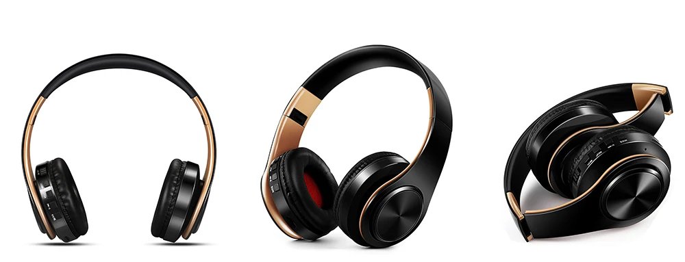 Men Gift Gold Wireless Headphones Bluetooth Earphone Stereo Headset with Build-in MIC with 3.5mm Jack for Xiaomi Samsung IPHONE Men Gift Gold Wireless Headphones Bluetooth Earphone Stereo Headset with Build-in MIC with 3.5mm Jack for Xiaomi Samsung IPHONE